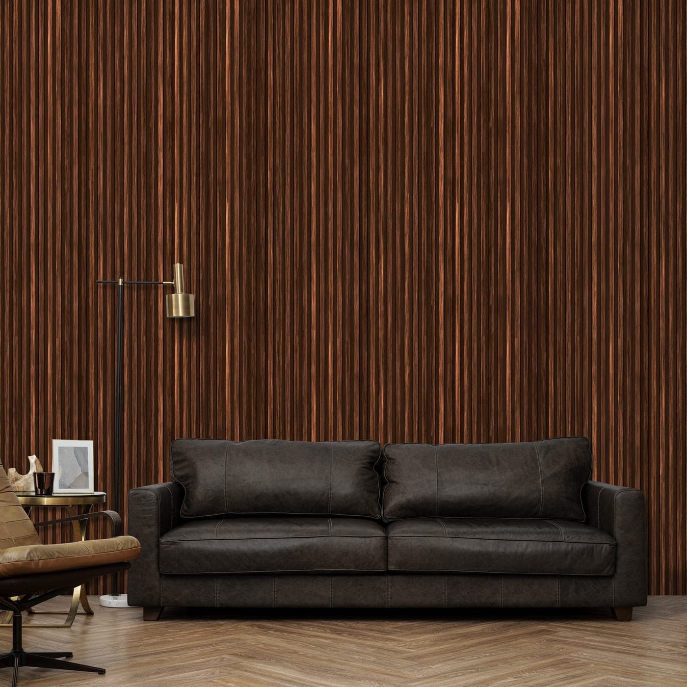 Símil Wall Panel Castaño